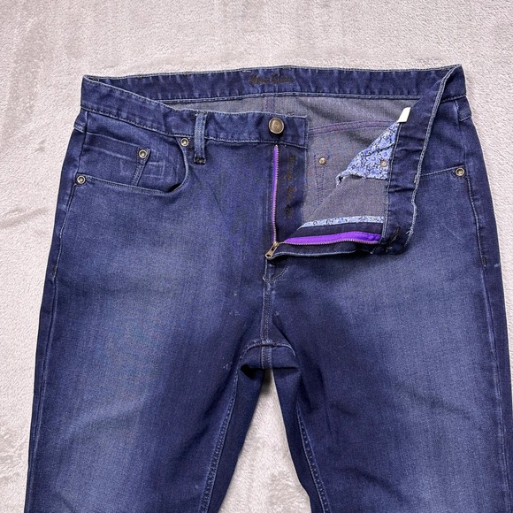 Robert Graham Classic Yates Dark Wash Straight Leg Denim Jeans W36xL27 (Tag W38) - Picture 5 of 16